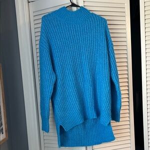 Cozy Blue Knit Sweater